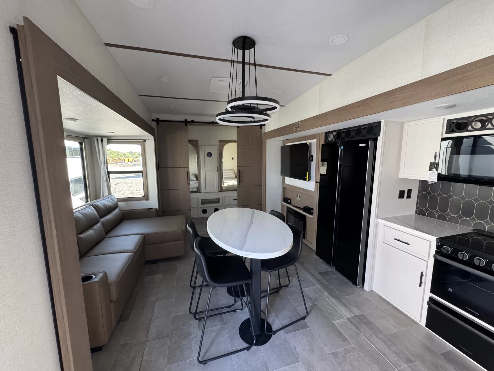 2027 Forest River 36BR# fifth wheel exterior view available at Bell Camper Sales in Bartlesville, Oklahoma