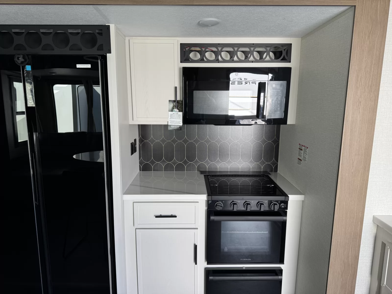 2027 Forest River 36BR# fifth wheel galley kitchen available at Bell Camper Sales in Bartlesville, Oklahoma