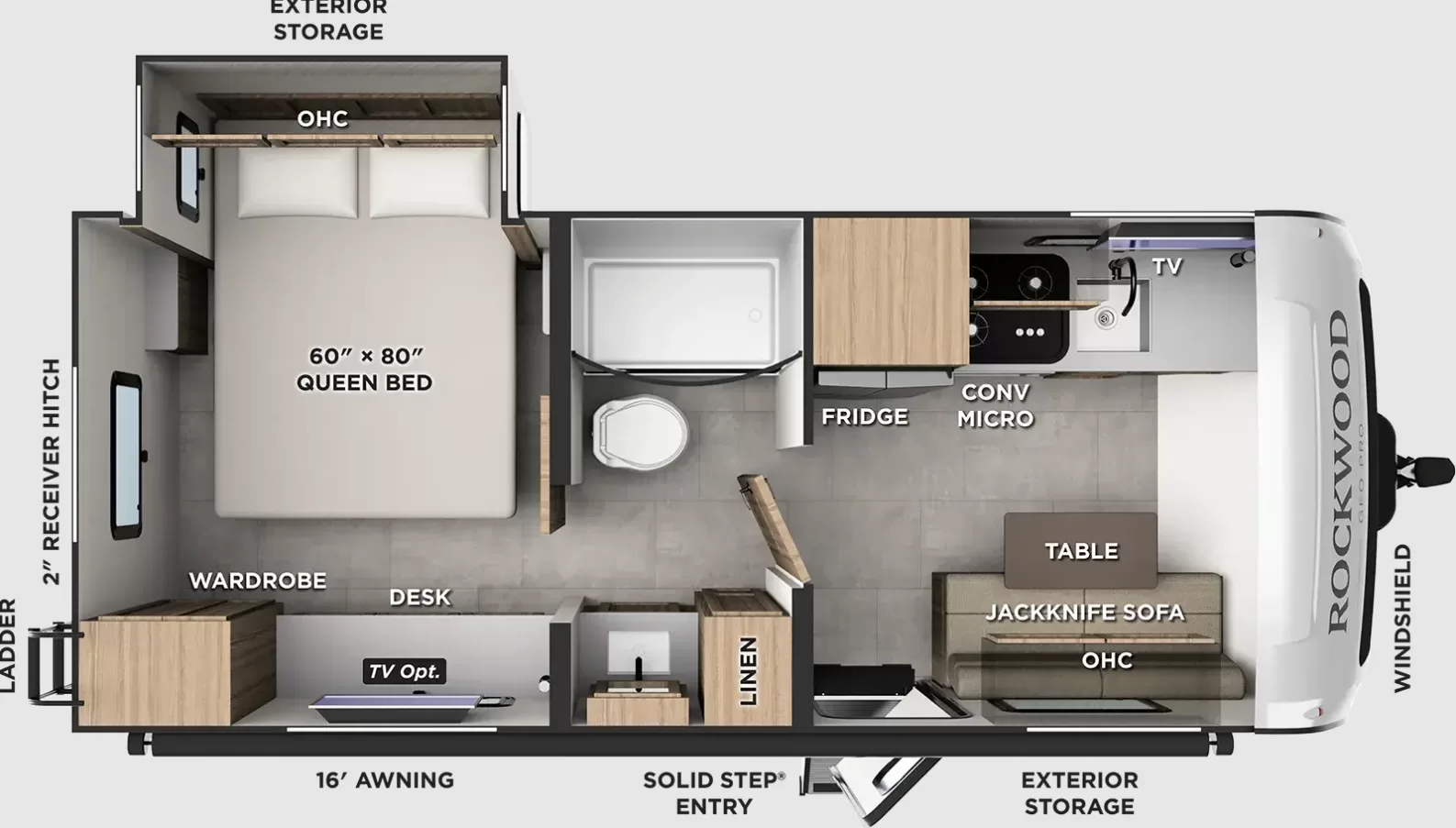 New 2027 Forest River RV Rockwood GEO Pro 20RBS