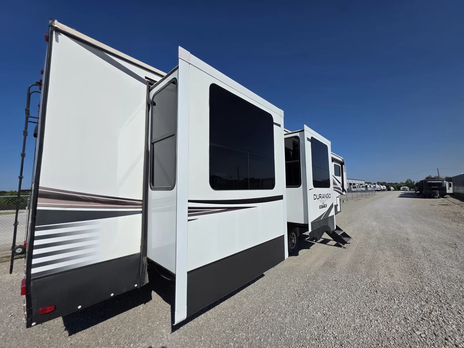 2021 KZ Durango Gold 391RKQ fifth wheel kitchen and dining area available at Bell Camper Sales in Bartlesville, Oklahoma