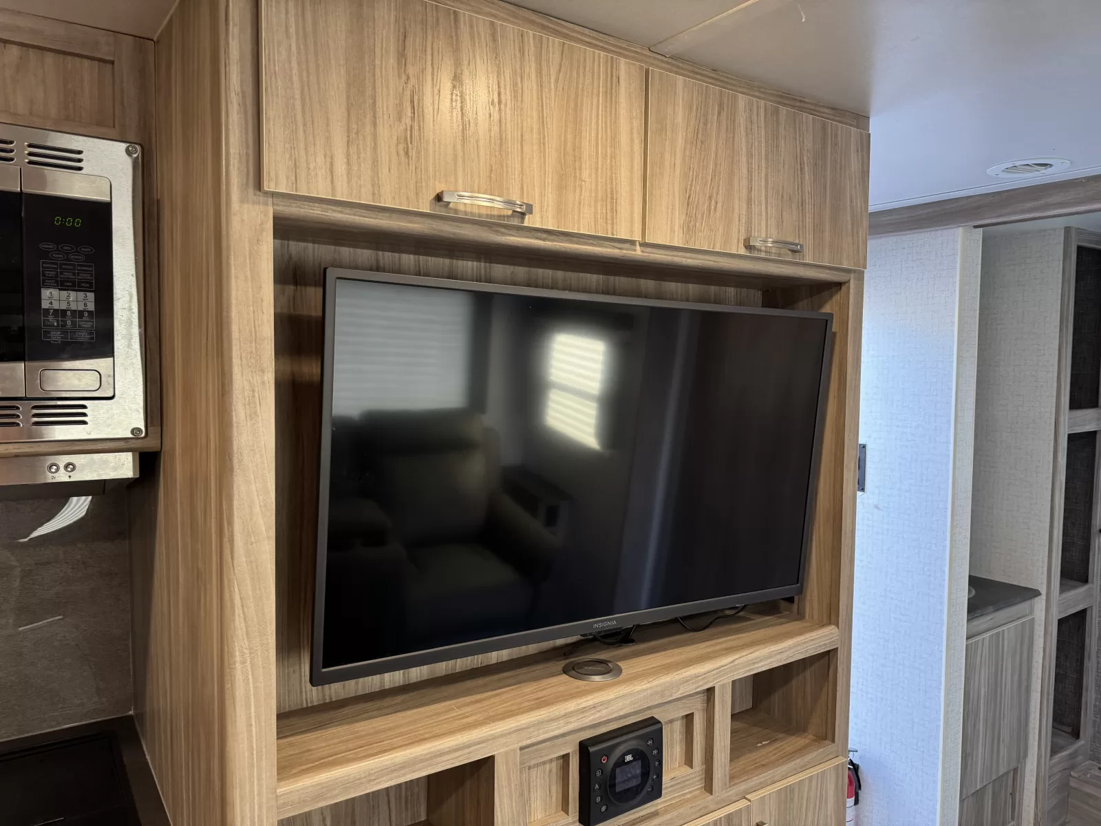 2022 Winnebago Minnie 2327TB travel trailer appliances at Bell Camper Sales in Bartlesville, Oklahoma