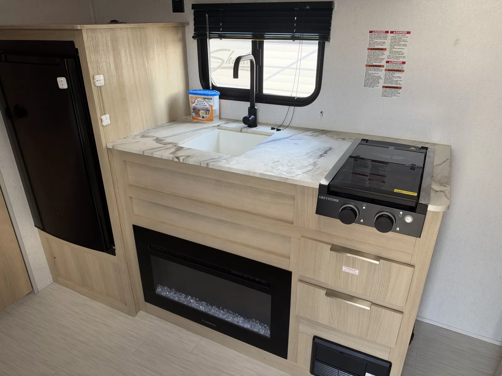 2024 Forest River 164RB travel trailer detail view available at Bell Camper Sales in Bartlesville, Oklahoma