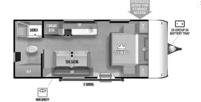 Used 2024 Forest River RV Wildwood 164rb — photo 22