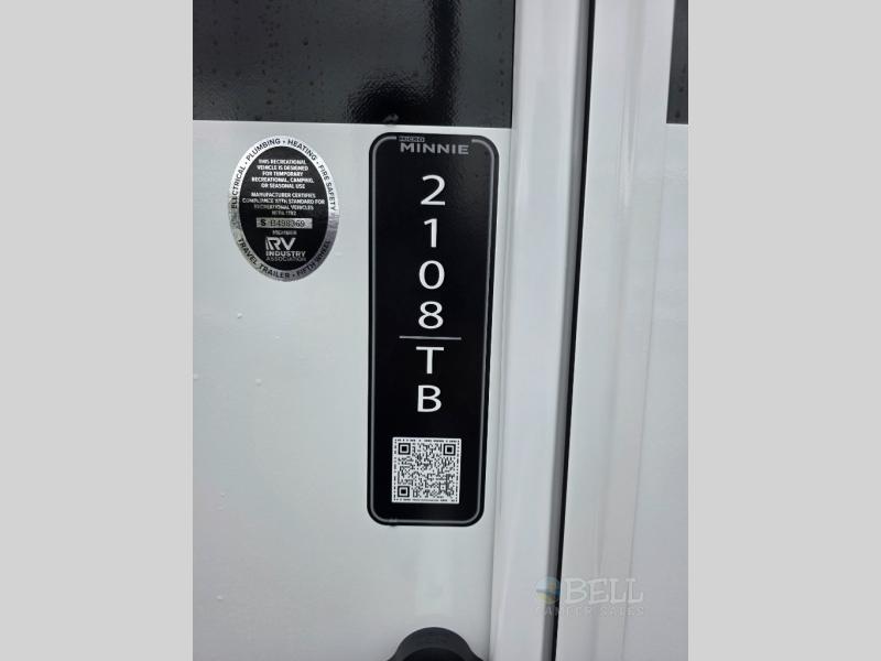 New 2026 Winnebago Micro Minnie 2108TB