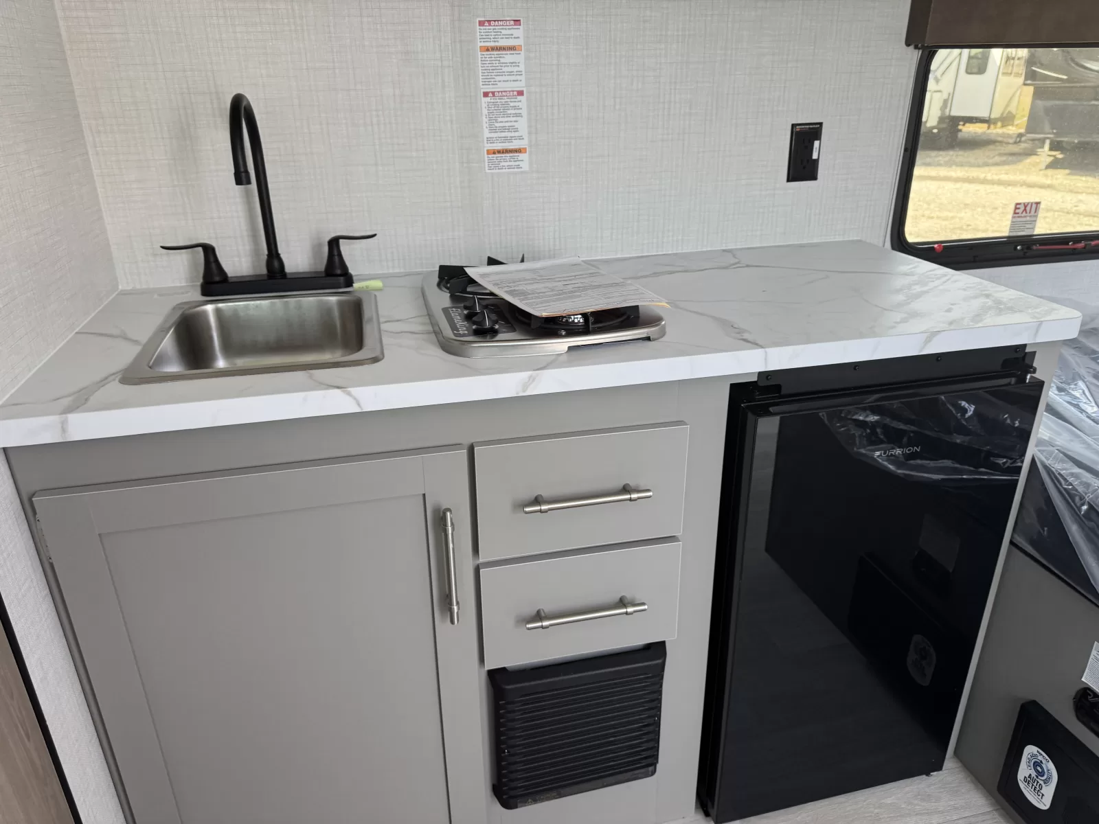 2027 Keystone Hideout 120BT travel trailer living space available at Bell Camper Sales in Bartlesville, Oklahoma