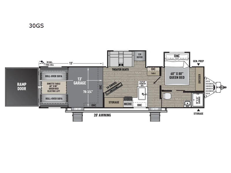 New 2026 Forest River RV Work and Play 30GS