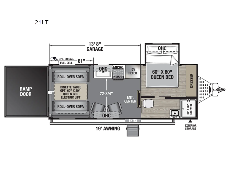 New 2026 Forest River RV Work and Play 21LT