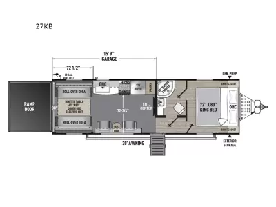 New 2026 Forest River RV Work and Play 27KB — photo 2