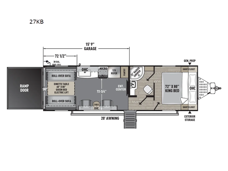 New 2026 Forest River RV Work and Play 27KB