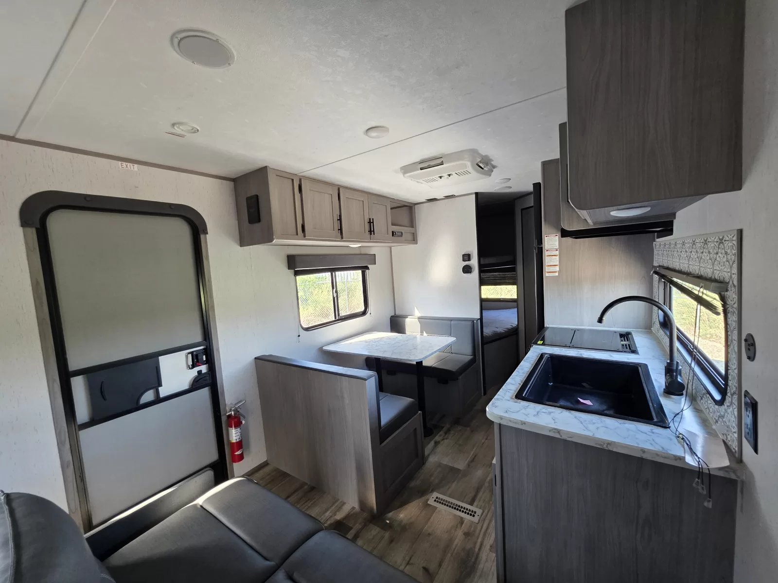 2023 Dutchmen 274BH travel trailer exterior detail view available at Bell Camper Sales in Bartlesville, Oklahoma