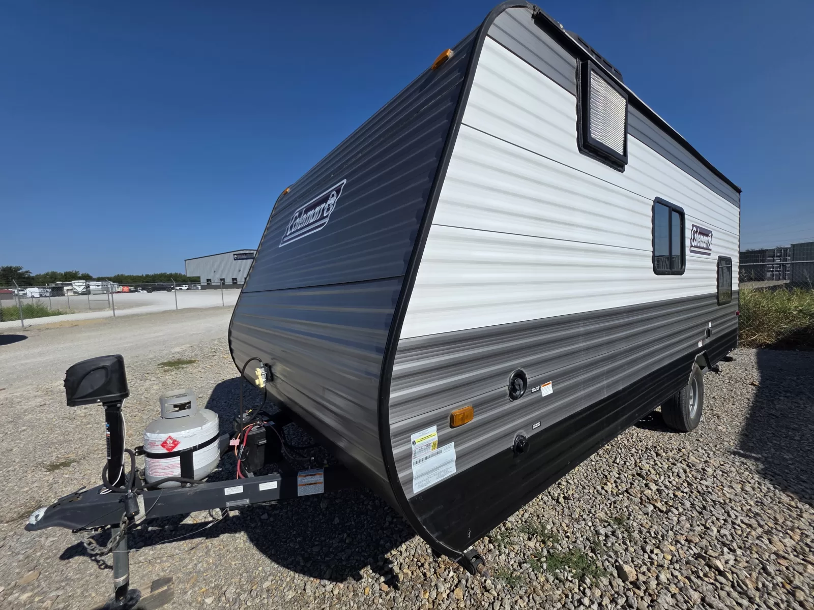 2022 Dutchmen 17B travel trailer bedroom available at Bell Camper Sales in Bartlesville, Oklahoma