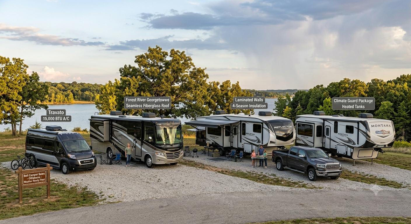Best RVs for Oklahoma Weather: Durability & Features in Bartlesville — Bell Camper Sales Blog