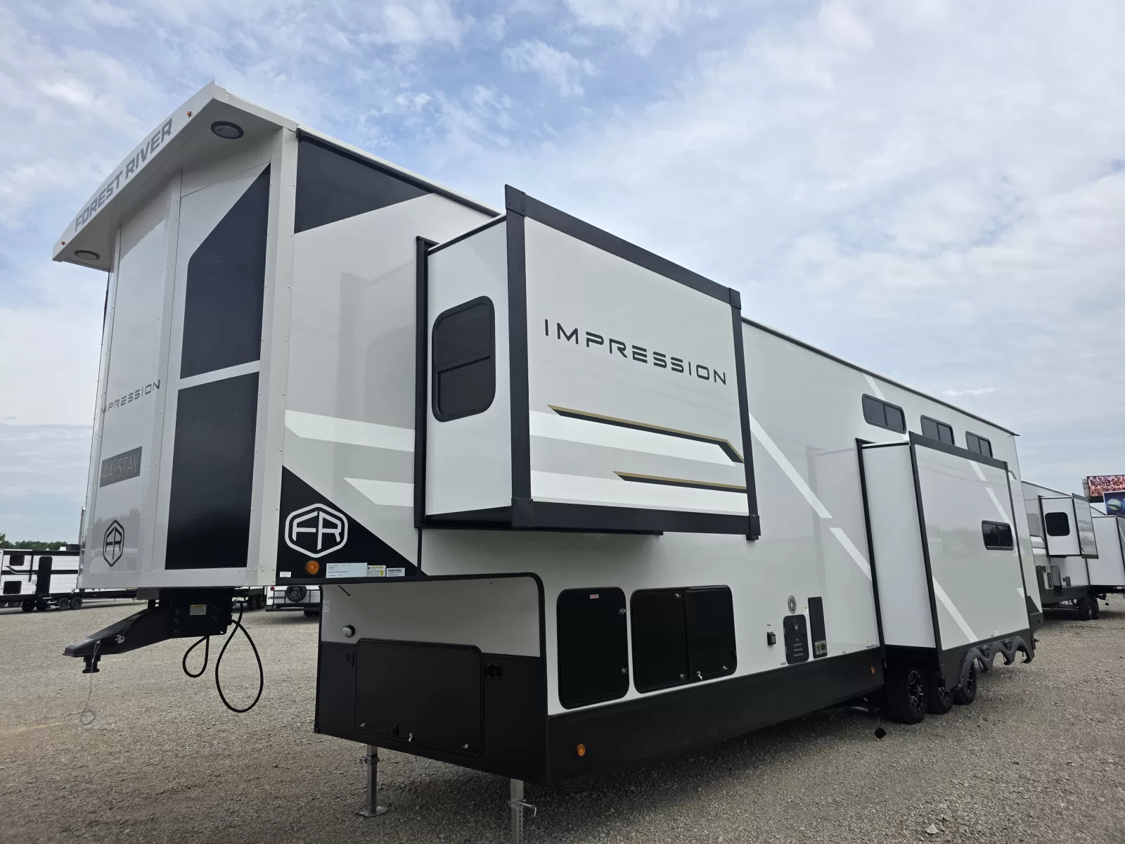 2027 Forest River Impression fifth wheel side profile available at Bell Camper Sales in Bartlesville, Oklahoma