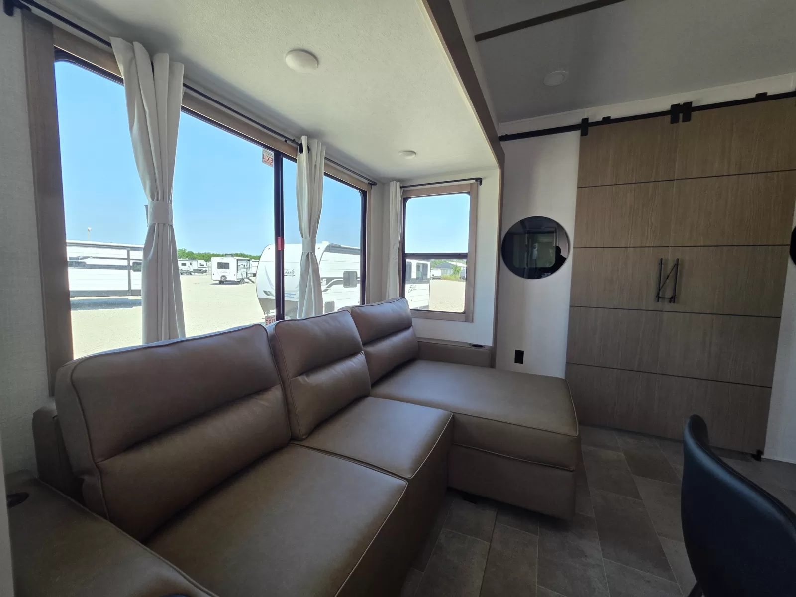 2027 Forest River Impression 36BR3 fifth wheel washroom available at Bell Camper Sales in Bartlesville, Oklahoma