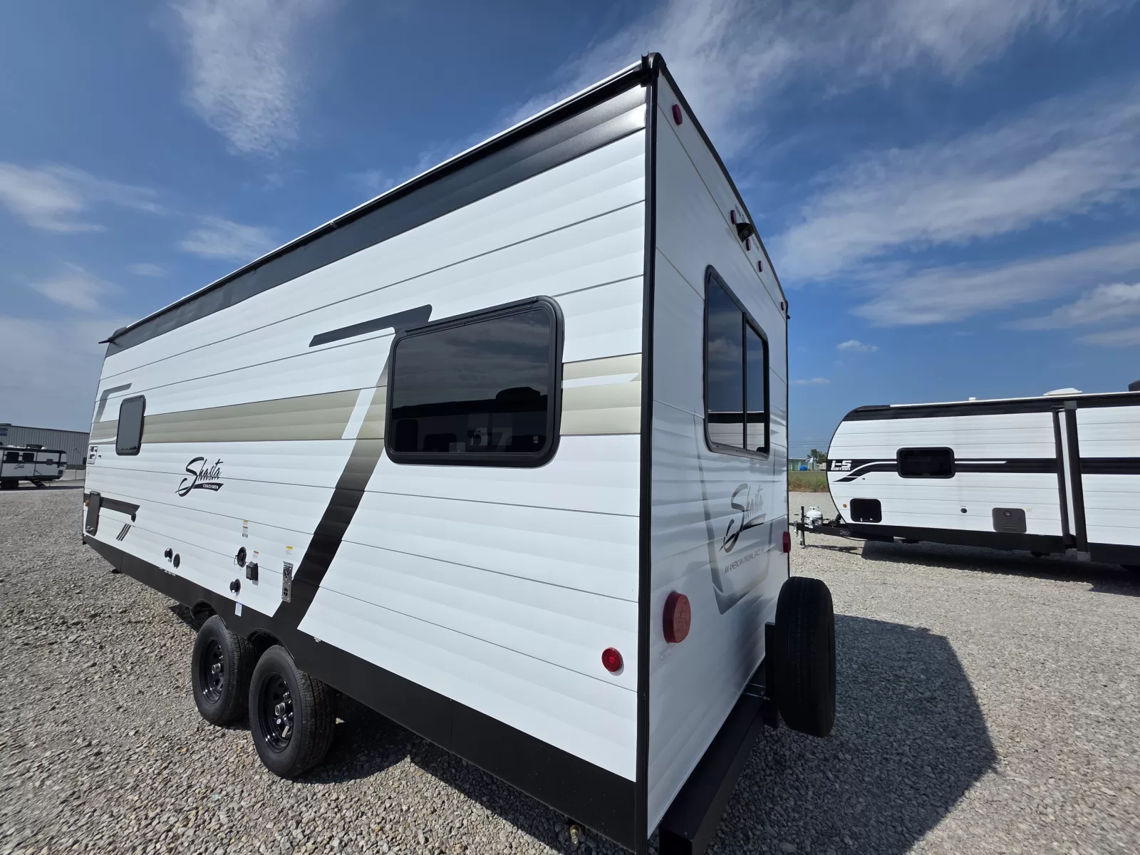 2027 Shasta Oasis 521CK living area with slide-out available at Bell Camper Sales in Bartlesville, Oklahoma