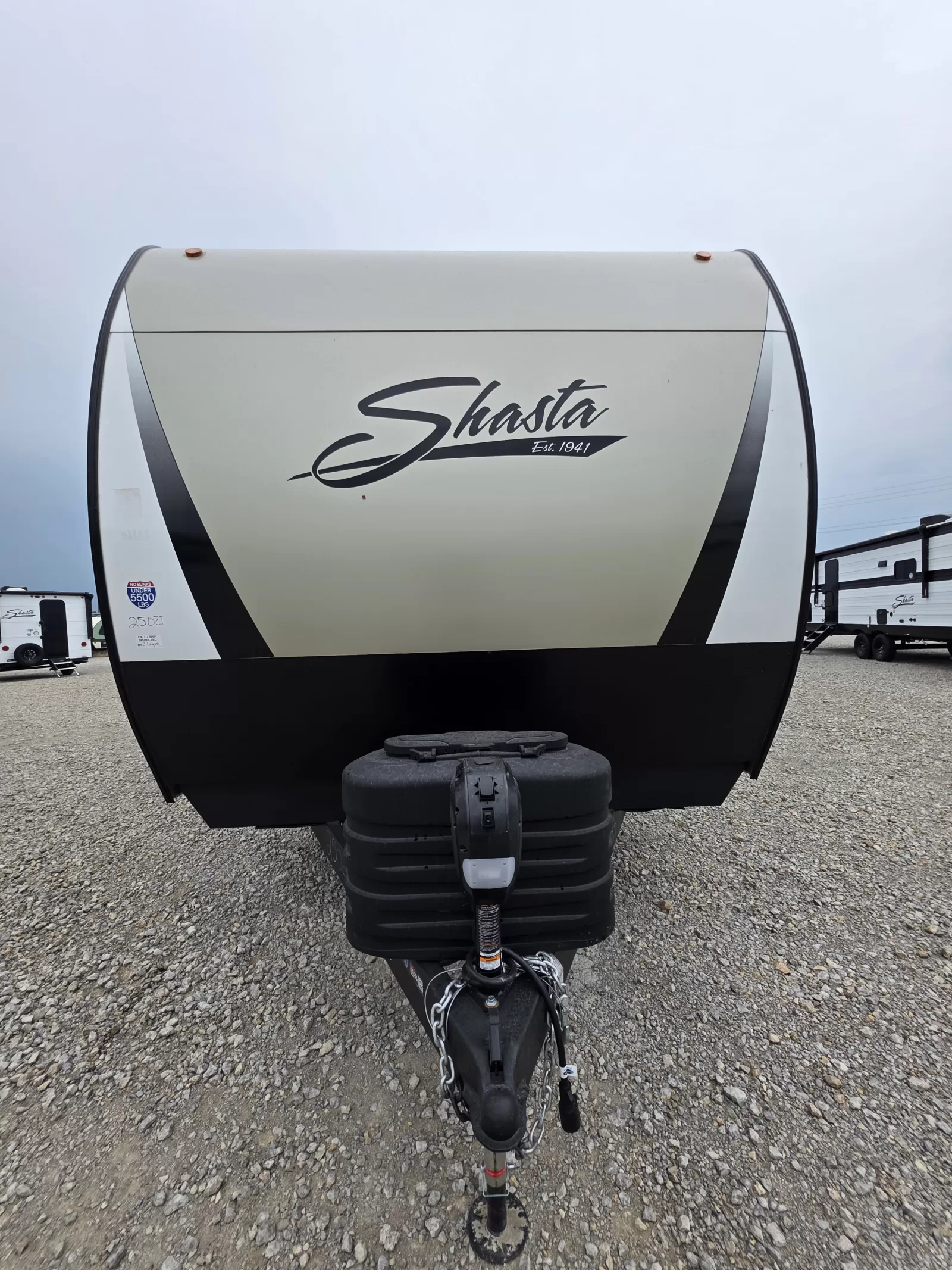 2027 Shasta Oasis 30RKS travel trailer storage compartment available at Bell Camper Sales in Bartlesville, Oklahoma