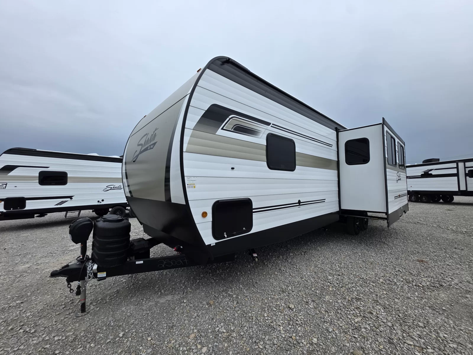 2027 Shasta Oasis 30RKS travel trailer detail view available at Bell Camper Sales in Bartlesville, Oklahoma