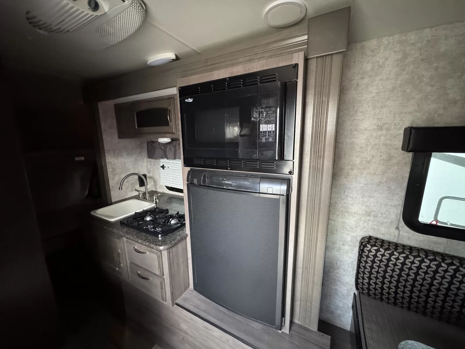 2017 Winnebago Minnie Drop 170K travel trailer interior view available at Bell Camper Sales in Bartlesville, Oklahoma