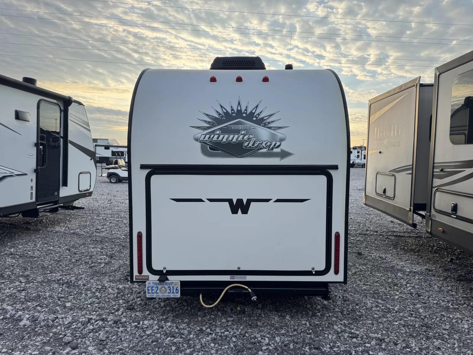 2017 Winnebago Minnie Drop 170K travel trailer bedroom bunkhouse available at Bell Camper Sales in Bartlesville, Oklahoma
