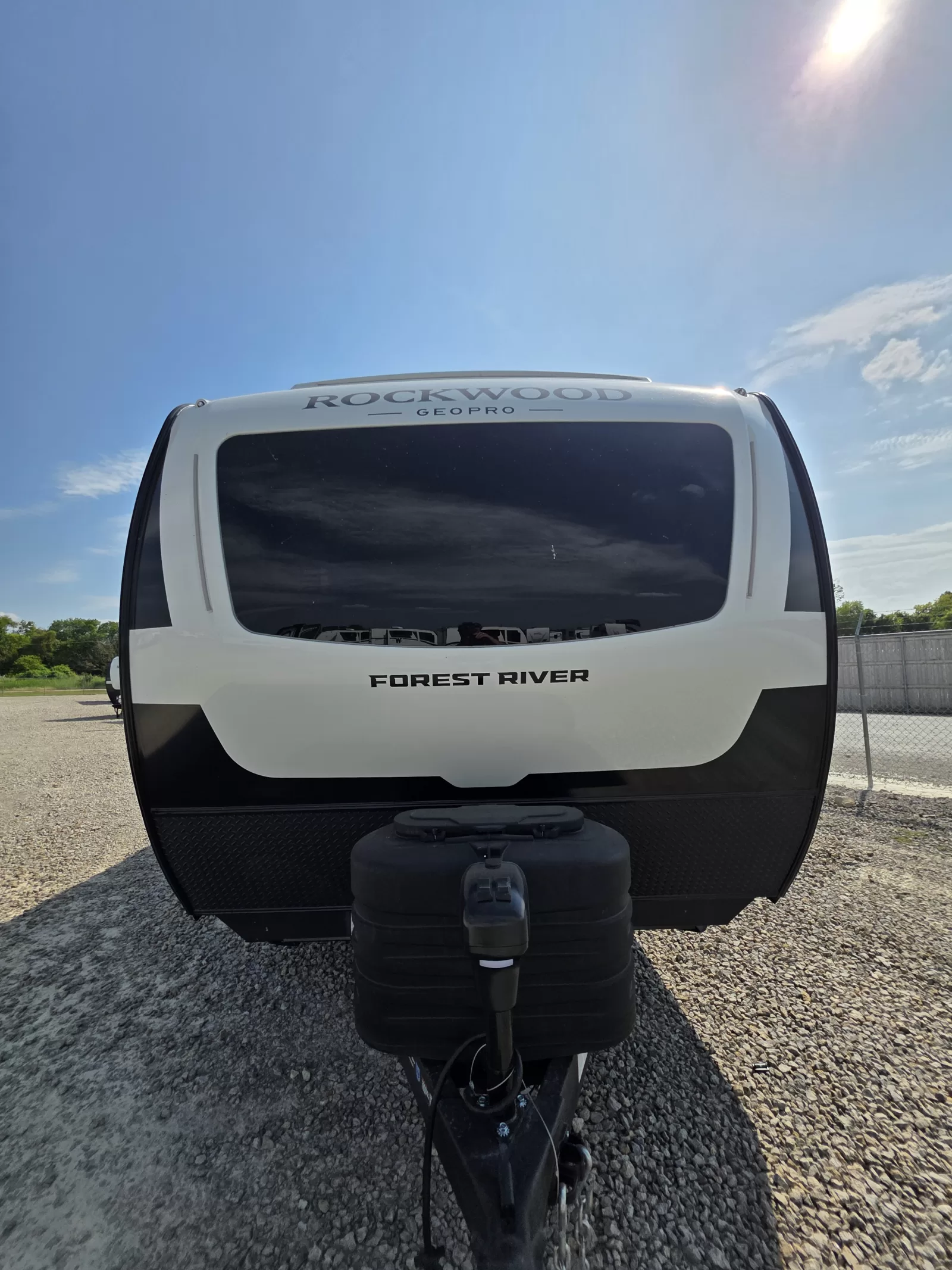 2027 Rockwood Geo Pro 20SFB travel trailer storage compartment available at Bell Camper Sales in Bartlesville, Oklahoma