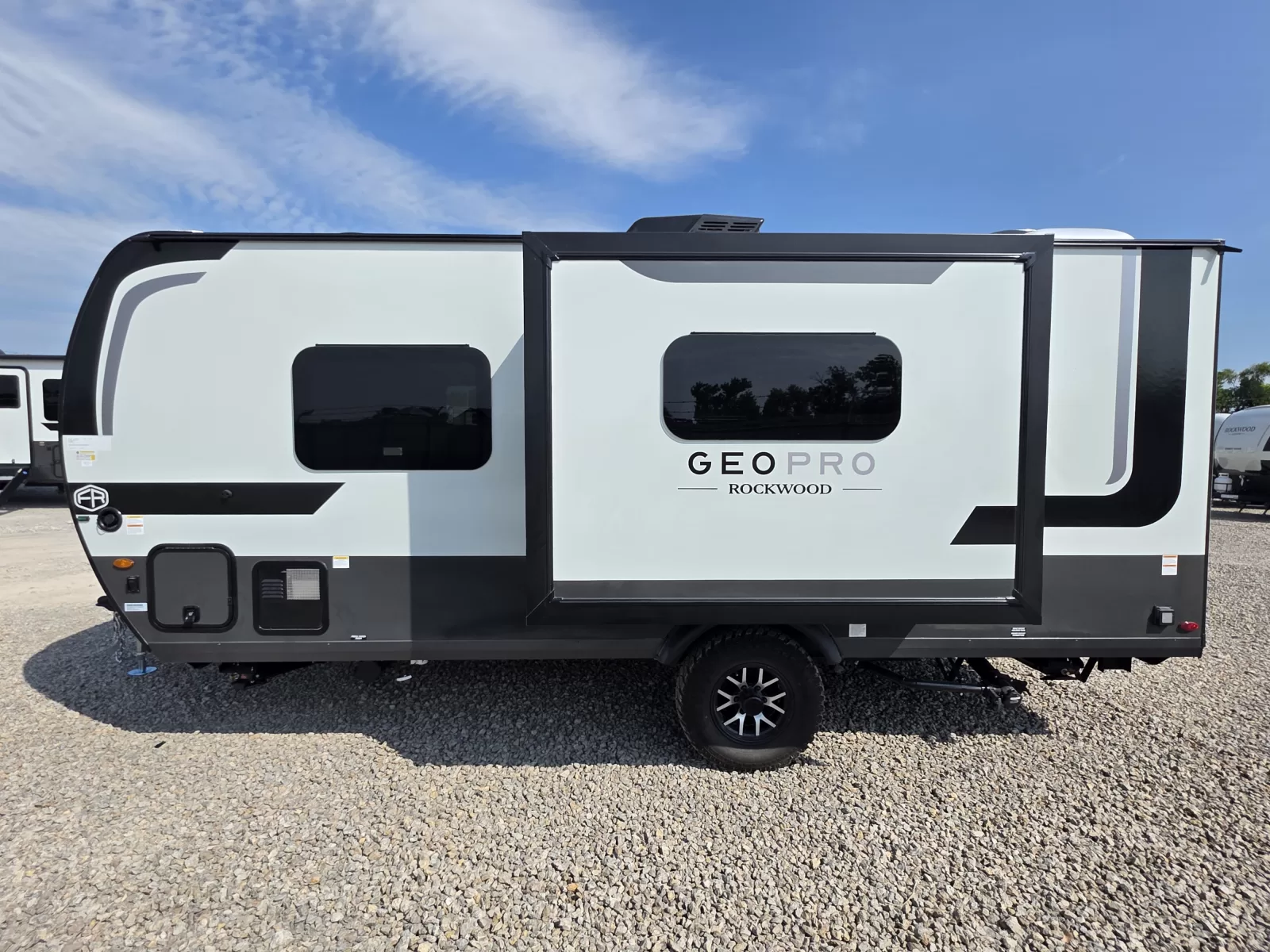 2027 Rockwood Geo Pro 20SFB travel trailer exterior view available at Bell Camper Sales in Bartlesville, Oklahoma