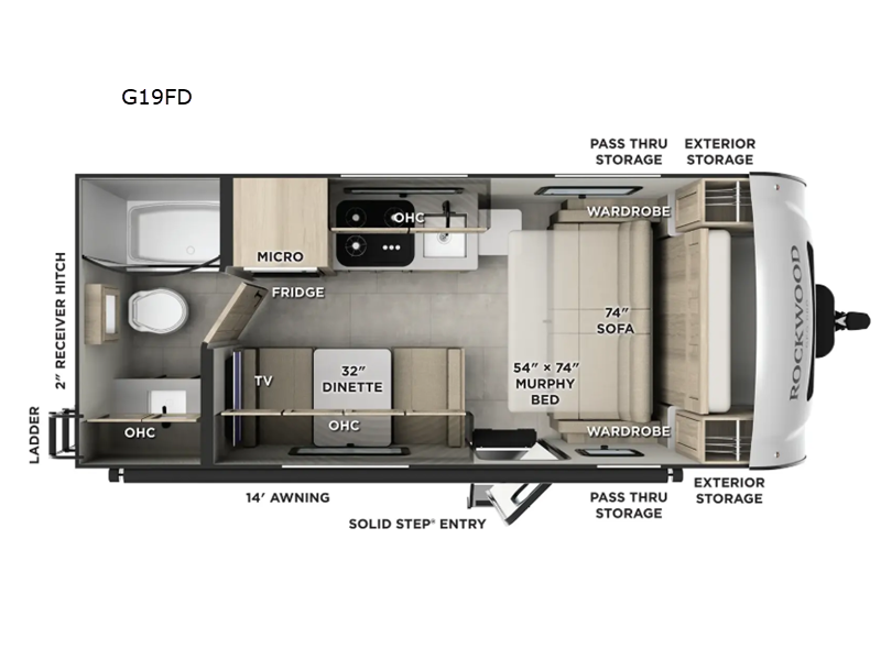 New 2026 Forest River RV Rockwood GEO Pro G19FD