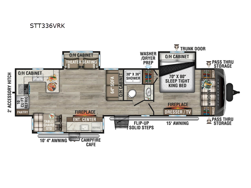 New 2026 Venture RV SportTrek Touring Edition STT336VRK