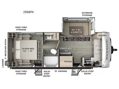 New 2026 Forest River RV Rockwood Mini Lite 2506FK — photo 2