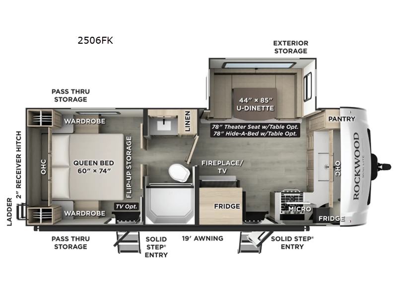 New 2026 Forest River RV Rockwood Mini Lite 2506FK