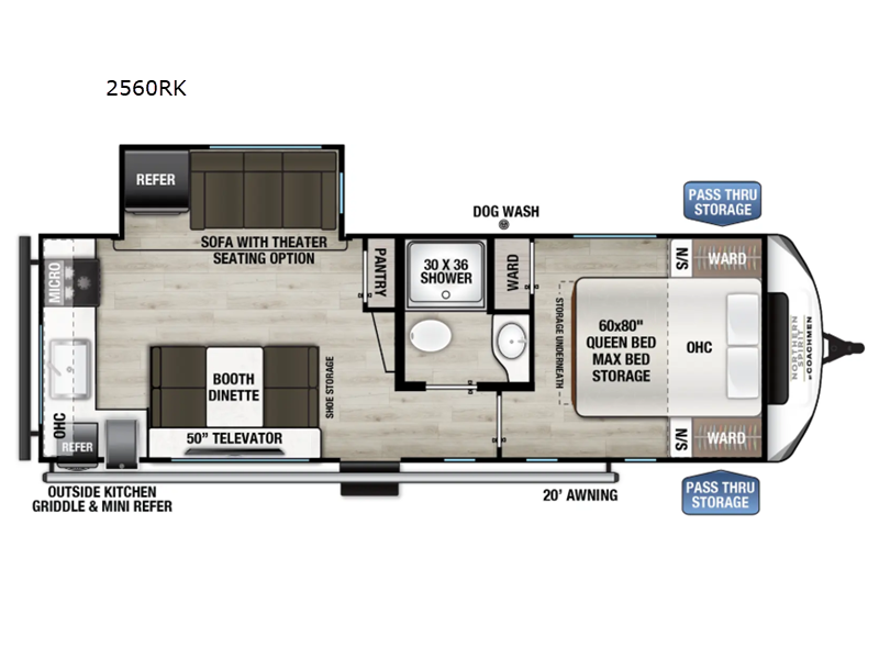 New 2026 Coachmen RV Northern Spirit Ultra Lite 2560RK