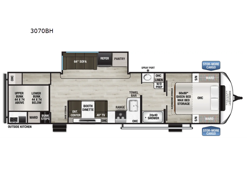 New 2026 Coachmen RV Northern Spirit Ultra Lite 3070BH