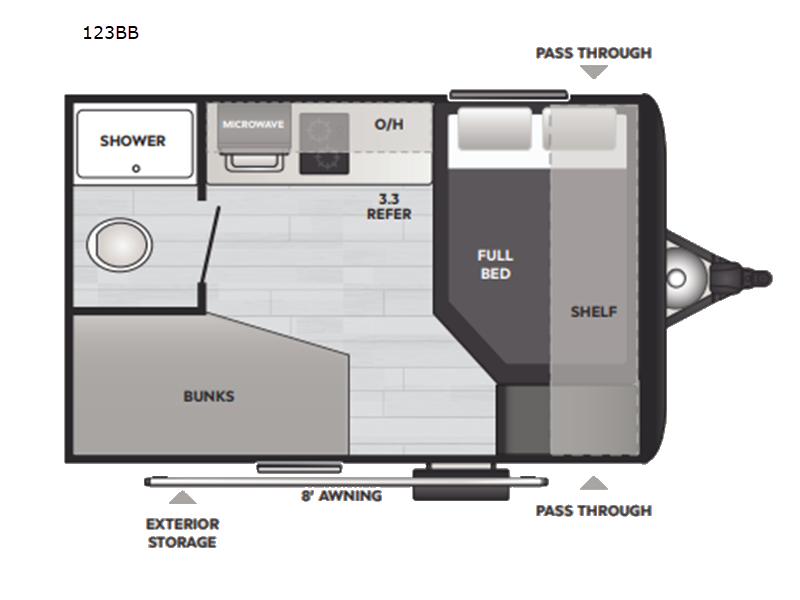 New 2026 Keystone RV Hideout Mini Hideout 123BB