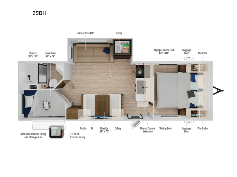 New 2026 Winnebago Access 25BH