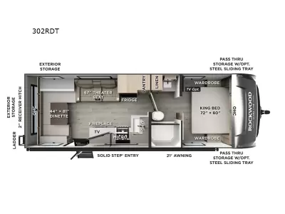 New 2026 Forest River RV Rockwood Ultra Lite 302RDT — photo 2