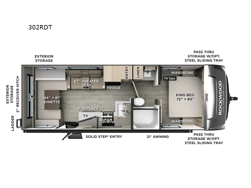New 2026 Forest River RV Rockwood Ultra Lite 302RDT