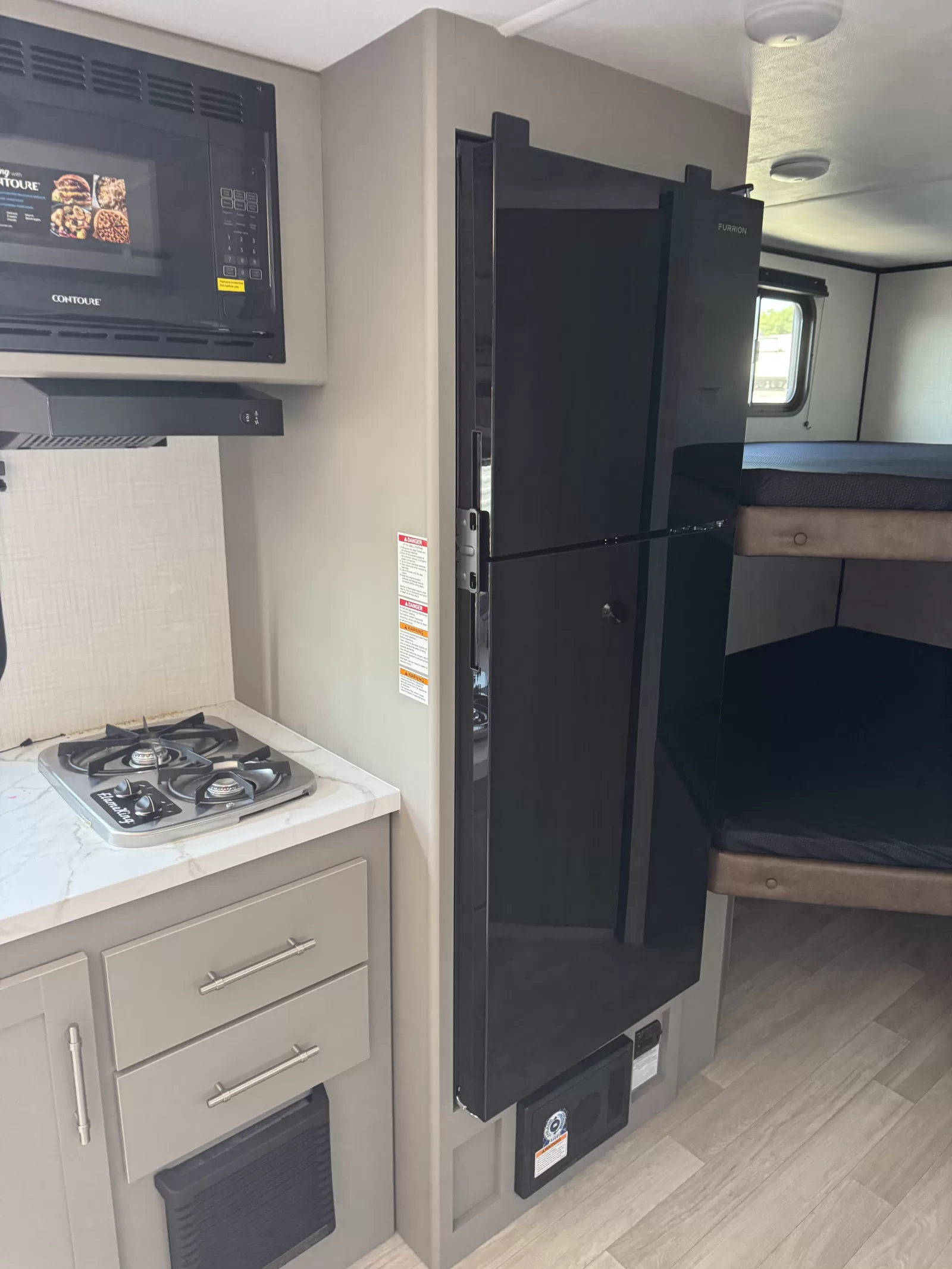 2027 Keystone 199BHS bedroom available at Bell Camper Sales in Bartlesville, Oklahoma