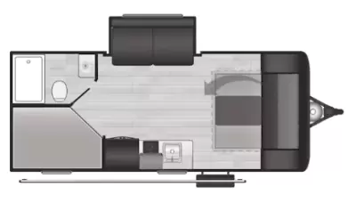 New 2027 Keystone RV Hideout Mini 199BHS — photo 2