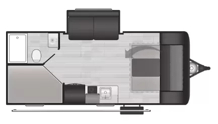 2027 Keystone RV 199BHS Travel Trailer for sale at Bell Camper Sales in Tulsa, OK
