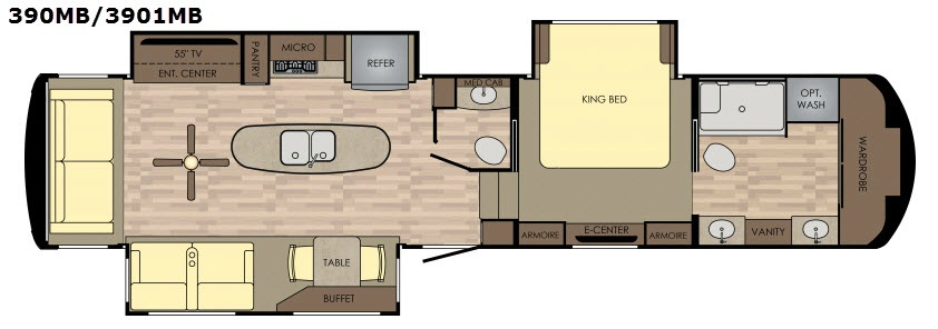 Used 2017 Redwood RV Redwood 3901MB