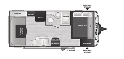 Used 2024 Keystone RV Bullet 1900rd — photo 2