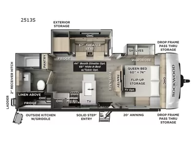 New 2026 Forest River RV Rockwood Mini Lite 2513S — photo 2