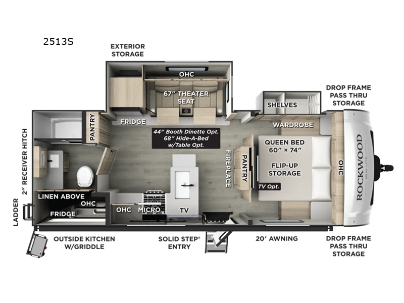 New 2026 Forest River RV Rockwood Mini Lite 2513S