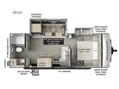New 2026 Forest River RV Rockwood Mini Lite 2511S — photo 2