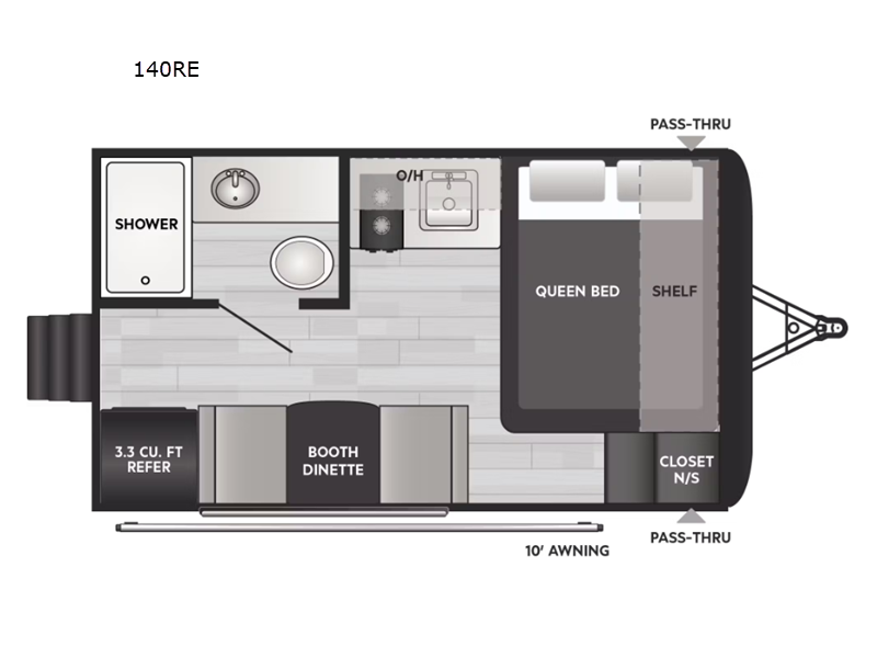 New 2025 Keystone RV Hideout Sport Single Axle 140RE