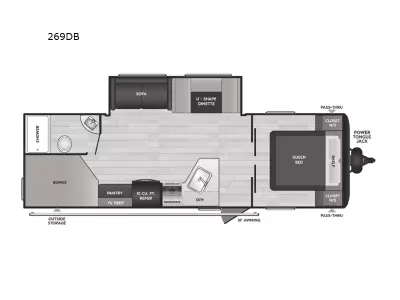 New 2025 Keystone RV Hideout Sport Double Axle 269DB — photo 2