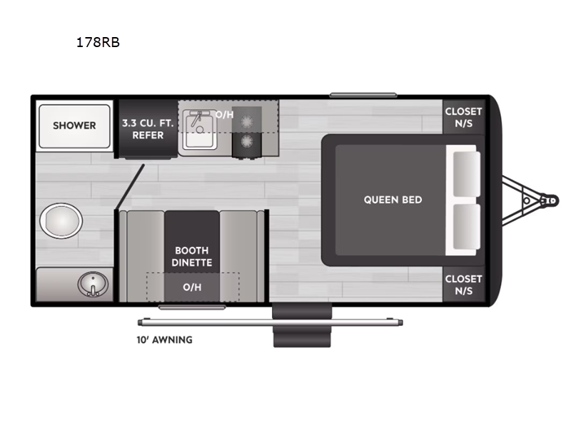 New 2025 Keystone RV Hideout Sport Single Axle 178RB