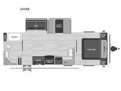 Used 2025 Keystone RV Hideout Sport Double Axle 244RB — photo 2