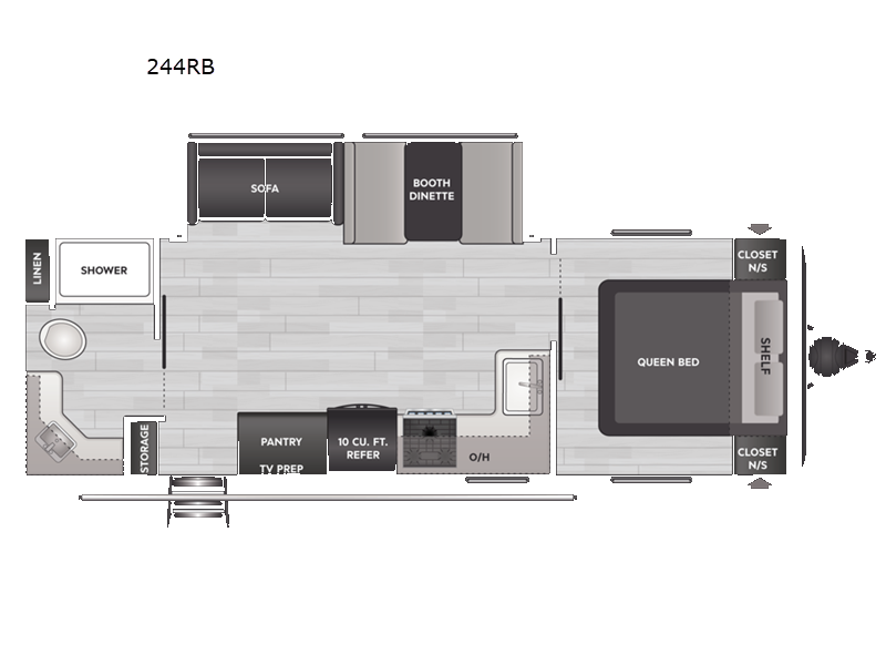 Used 2025 Keystone RV Hideout Sport Double Axle 244RB