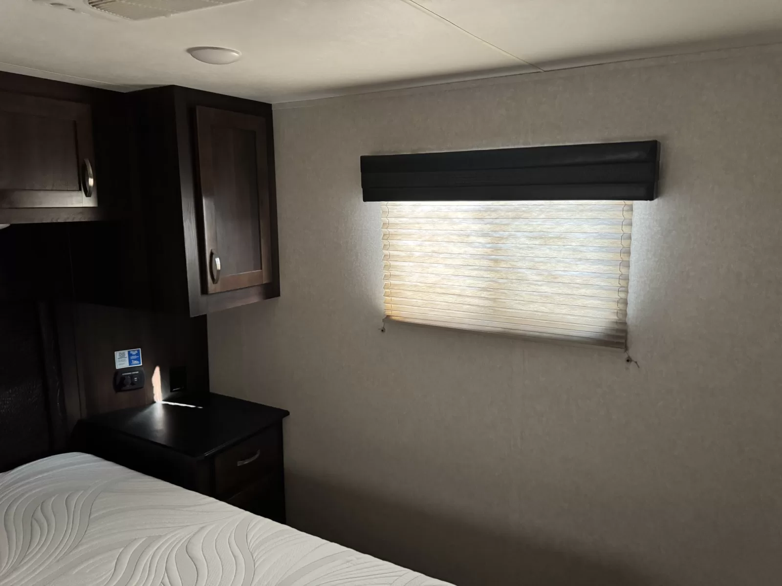 2018 Jayco Talon 313 fifth wheel bedroom available at Bell Camper Sales in Bartlesville, Oklahoma