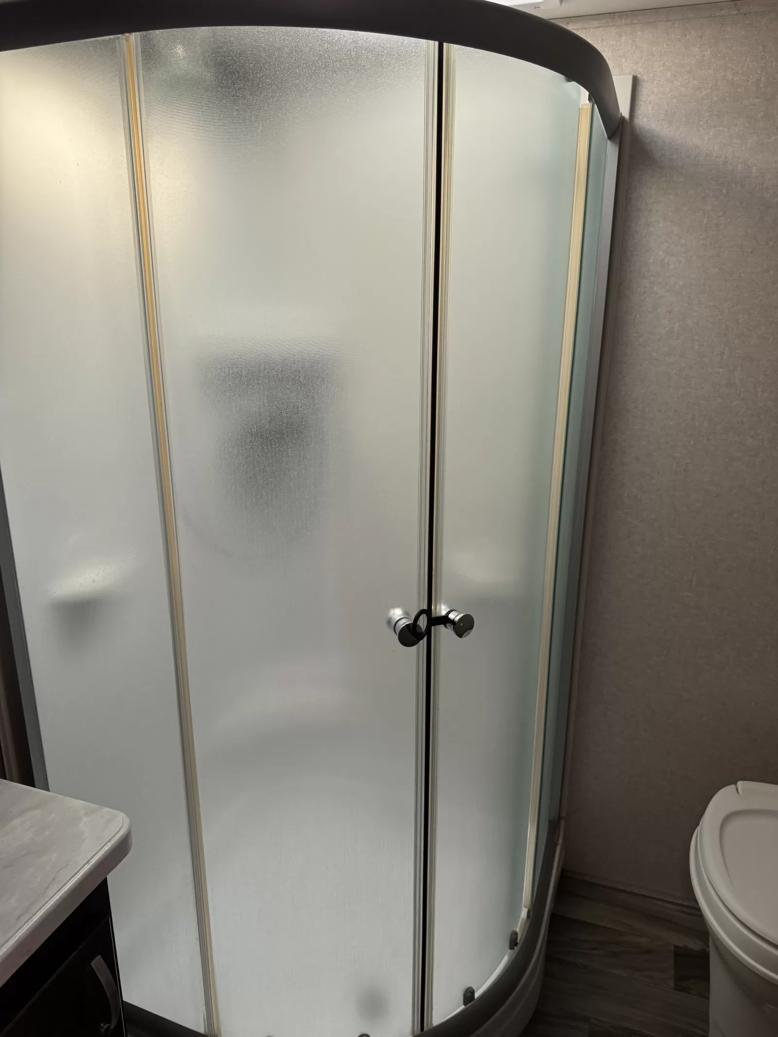 2018 Jayco Talon 313 fifth wheel bathroom available at Bell Camper Sales in Bartlesville, Oklahoma